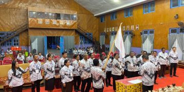 Kembali Nahkodai PGRI Asmat 2025–2030, Barbalina Toisuta Fokus pada Mutu dan Karakter Guru