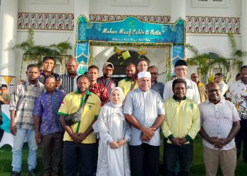 *Momen Idul Fitri 1447/H, Pemuda Katolik Komda Papua Bersilahturahmi Lebaran Dengan Gubernur Papua*