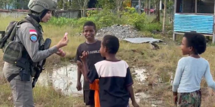 Perkuat Sinergi, Satgas Damai Cartenz 2026 Kedepankan Patroli Humanis di Kenyam Nduga