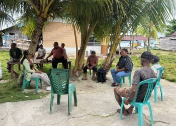 Survey kampung nelayan di kepulauan harlem disambut ikan lumba lumba