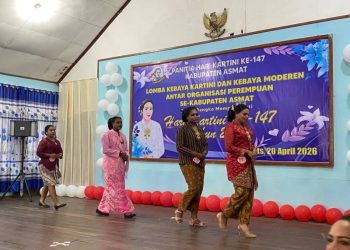 Peringati Hari Kartini, Organisi Perempuan di Asmat Ikut Lomba Kebaya