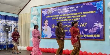 Peringati Hari Kartini, Organisi Perempuan di Asmat Ikut Lomba Kebaya