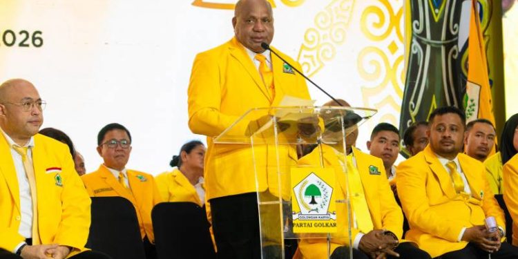 Mathius Fakhiri Tegaskan Golkar Papua Siap Menang Total dan Kawal Kepemimpinan Bahlil Lahadalia
