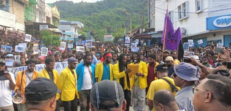 Aksi Massa di Abepura “Papua Darurat Militer”, DPR Papua Temui Pendemo Janji Teruskan Aspirasi ke Pusat